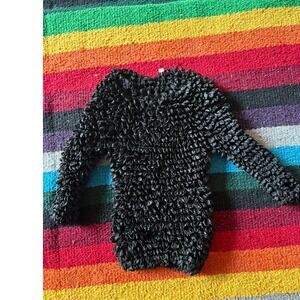 Deadstock Sculptural Stretch Micro Pleat Top One Size